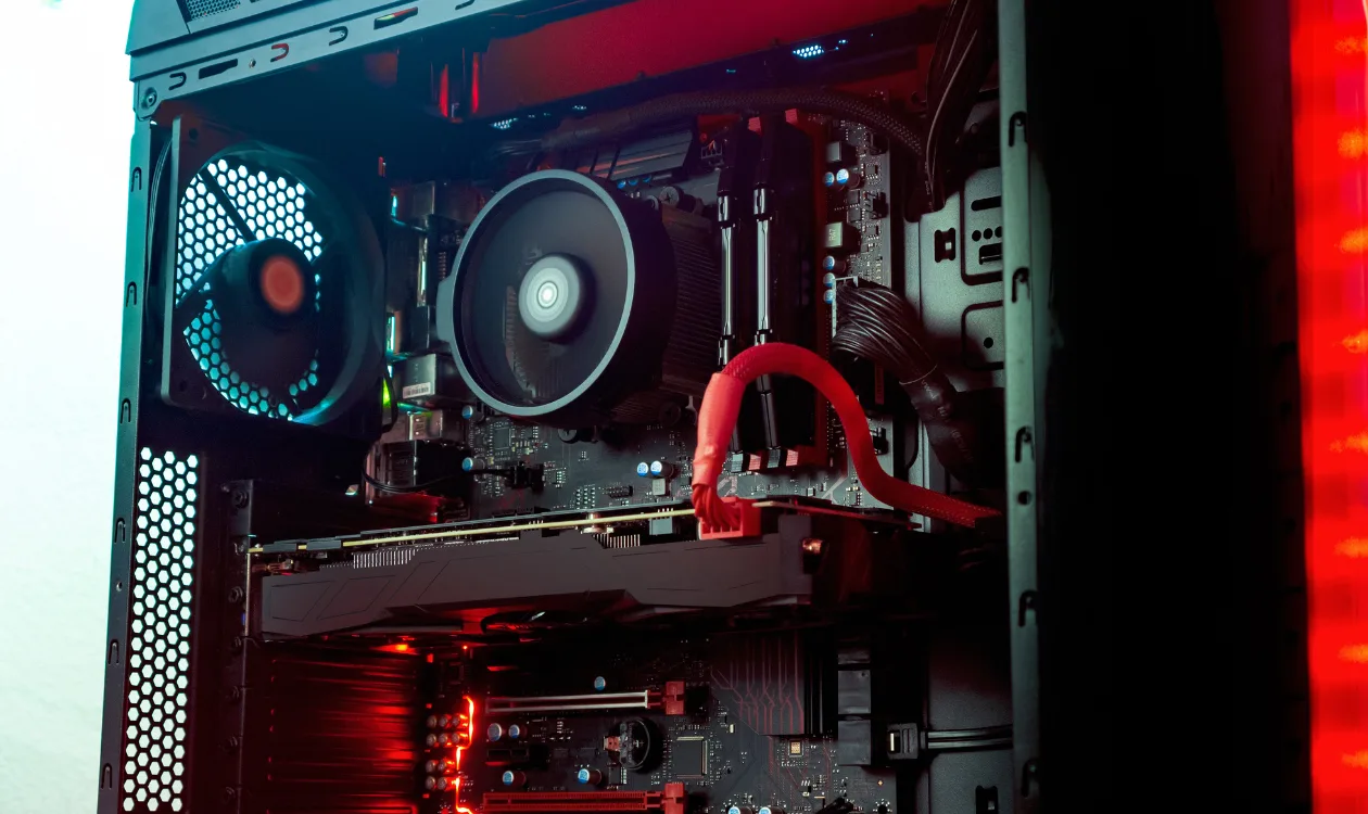 Custom PC building process