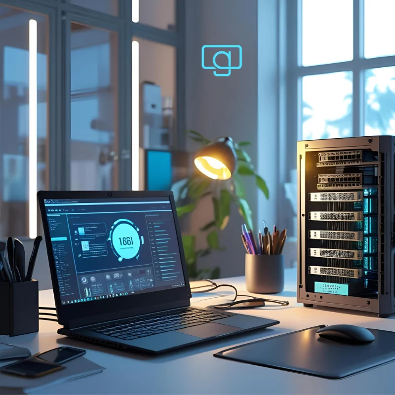 IT workspace for PC repair in Meriden CT by Godfather IT